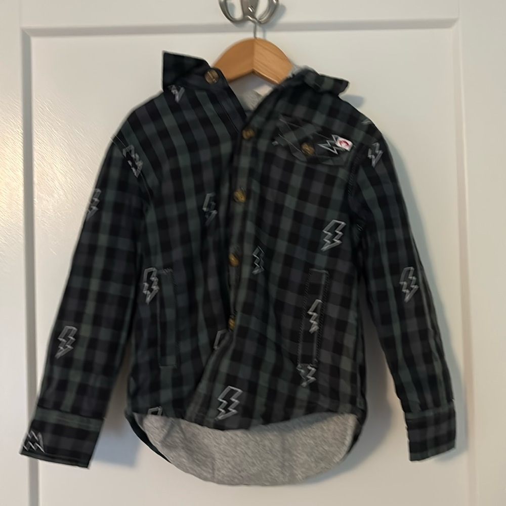 Appaman Glen Hooded Shirt, Size 3 NEW WITH TAGS!